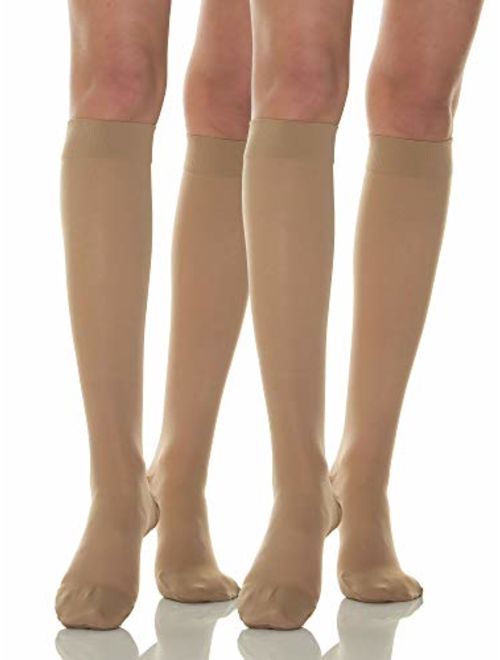 Relaxsan Basic 950 - firm support knee high socks 20-30 mmHg, 100% Made in Italy