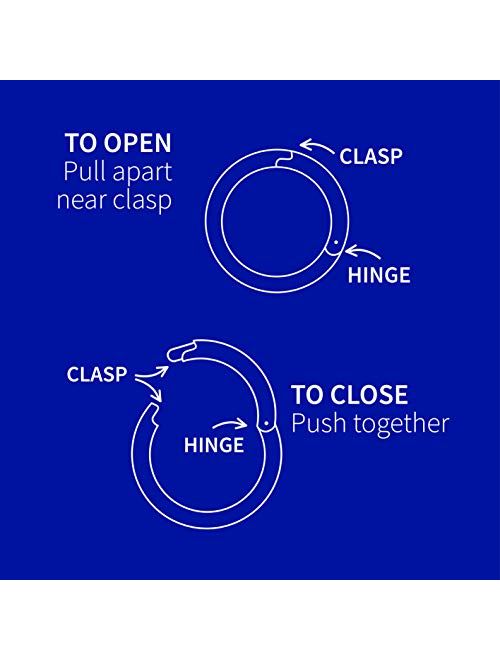 365 Sleepers 1 Pair Stainless Steel 18G (Thin) Hinged Segment Ring Hoop Sleeper Earrings Body Piercing 5mm / 6mm / 7mm / 8mm / 9mm / 10mm / 11mm / 12mm / 13mm