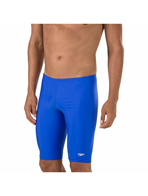 Speedo Men's Swimsuit-Solid Jammer, PowerFlex