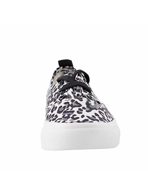 Magone Womens Vintage Leopard Print Basic Athletic Sneaker