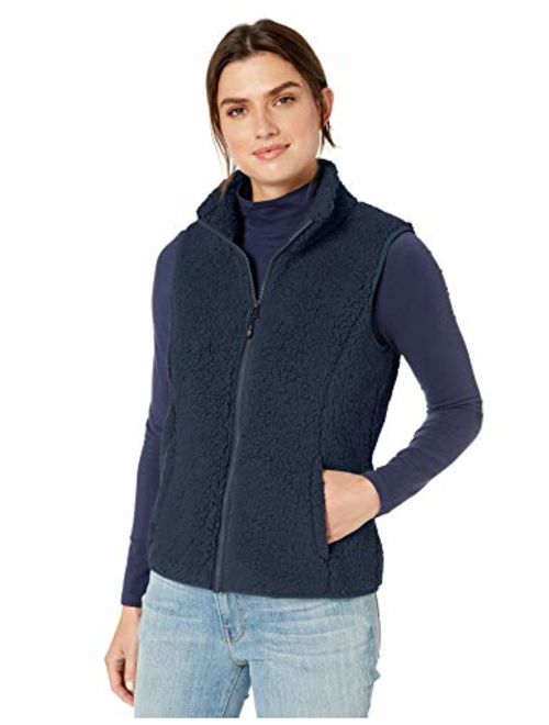 Amazon Essentials Women's Polar Fleece Lined Sherpa Vest