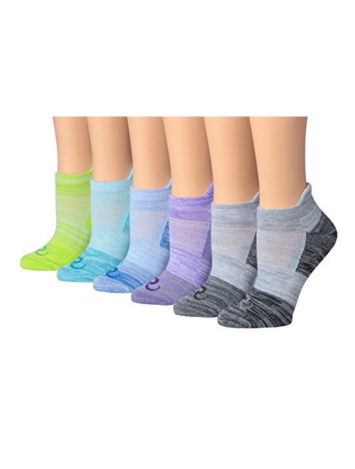 Ronnox Women's 6-Pairs Low Cut Running & Athletic Performance Tab Socks