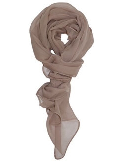 Ted & Jack - Solid Color Silk Blend Lightweight Accent Scarf