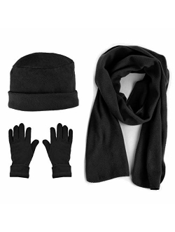 Boxed-gifts Women's Warm Fleece Winter - Women's Hat and Glove Set + Hats Gloves Scarves for Women