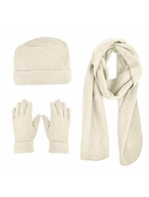 Boxed-gifts Women's Warm Fleece Winter - Women's Hat and Glove Set + Hats Gloves Scarves for Women