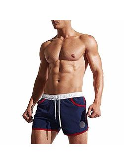 LETSQK Men's Swimwear Shorts Surf Swimsuit Swim Trunks