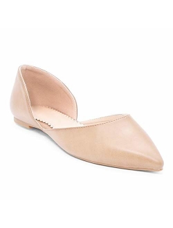 Women's Ballet Flat D'Orsay Comfort Light Pointed Toe Slip On Casual Shoes