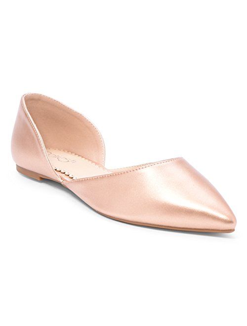 Women's Ballet Flat D'Orsay Comfort Light Pointed Toe Slip On Casual Shoes