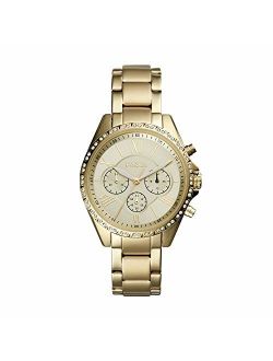 Women's Modern Courier Stainless Steel Chronograph Dress Quartz Watch