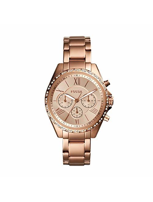 Fossil Women's Modern Courier Stainless Steel Chronograph Dress Quartz Watch