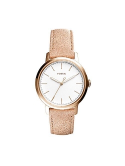 Women Neely Stainless Steel and Leather Casual Quartz Watch