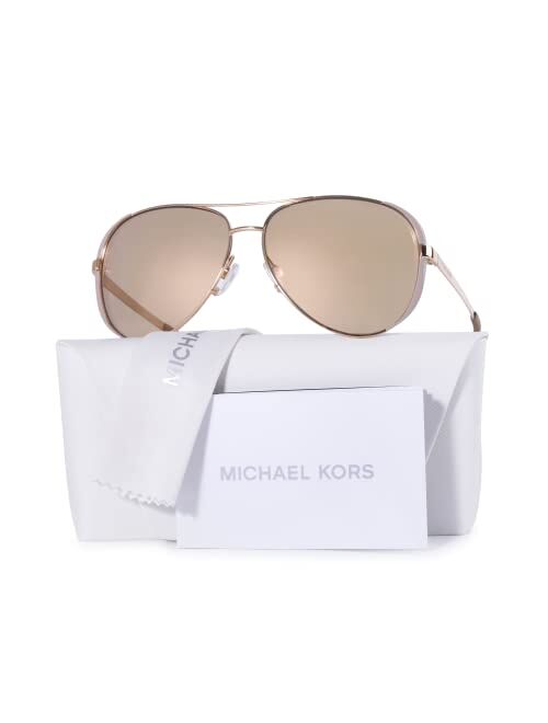 Michael Kors Women's MK5004 Gunmetal/Black/Grey Gradient Sunglasses, 59MM