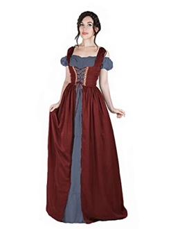 I Do Declare Boho Set Medieval Irish Costume Chemise and Over Dress