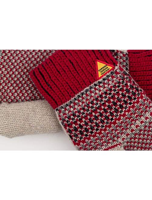 Ojbro Swedish made 100% Merino Wool Soft Thick & Extremely Warm Mittens (as Featured by the Raynauds Assn)