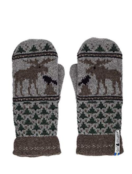 Ojbro Swedish made 100% Merino Wool Soft Thick & Extremely Warm Mittens (as Featured by the Raynauds Assn)