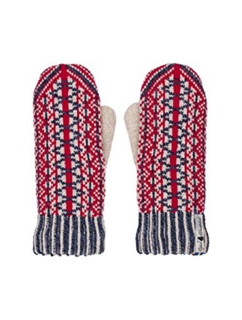 Ojbro Swedish made 100% Merino Wool Soft Thick & Extremely Warm Mittens (as Featured by the Raynauds Assn)