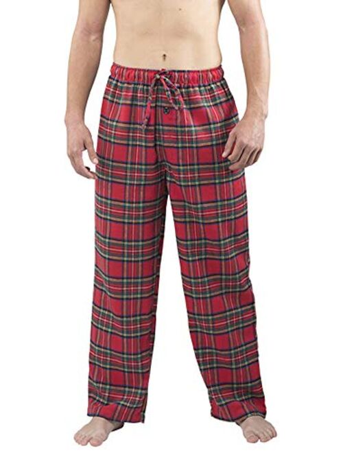 NORTY Mens Flannel Pajama Pants - Comfortable Cotton Bottoms Sleep or Loungewear