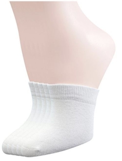 Yomandamor Womens 5 Pairs Bamboo Toe Topper Liner Socks Half Socks with Seamless Toe