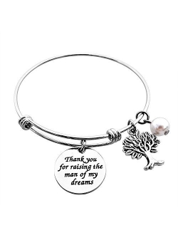 ALoveSoul The Love Between A Mother and Daughter is Forever Expandable Family Tree Bracelet Gifts for Mom, Mother Daughter Gifts