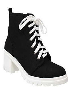 MVE Shoes Women's Soda Easy Slip On Ankle Boots