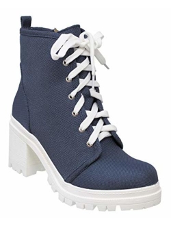 MVE Shoes Women's Soda Easy Slip On Ankle Boots