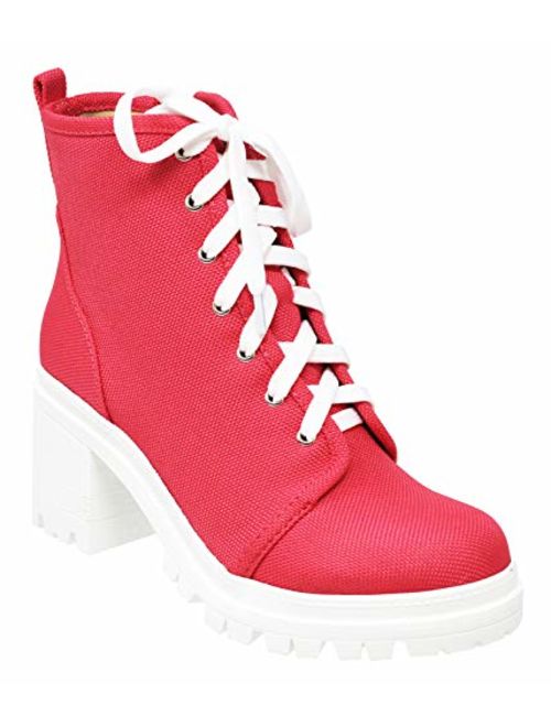 MVE Shoes Women's Soda Easy Slip On Ankle Boots