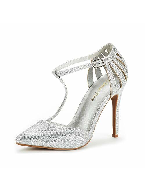 DREAM PAIRS Women's Oppointed-Mary Pump Shoe