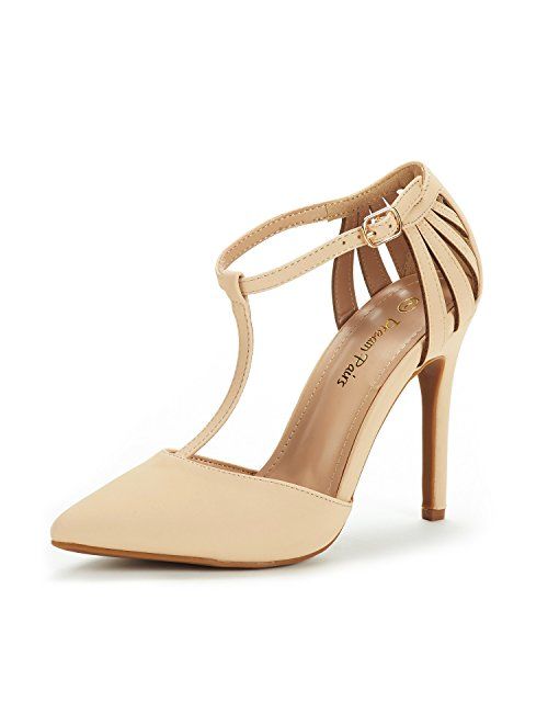 DREAM PAIRS Women's Oppointed-Mary Pump Shoe