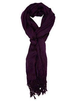 Love Lakeside-Women's Must Have Solid Color Crinkle Scarf