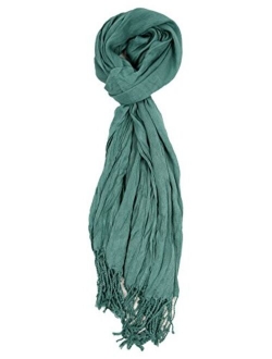 Love Lakeside-Women's Must Have Solid Color Crinkle Scarf