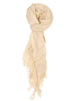 Love Lakeside-Women's Must Have Solid Color Crinkle Scarf