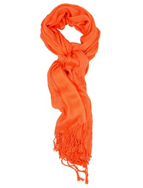 Love Lakeside-Women's Must Have Solid Color Crinkle Scarf