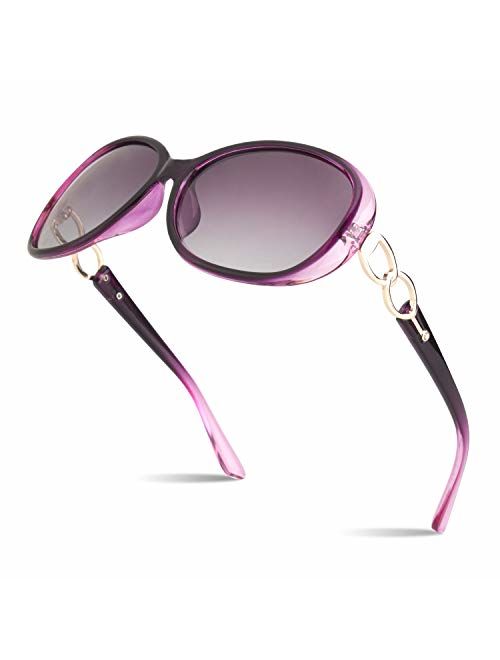 Polarized Sunglasses for Women Oversized Sun Glasses Fashion Shades SUNIER S85