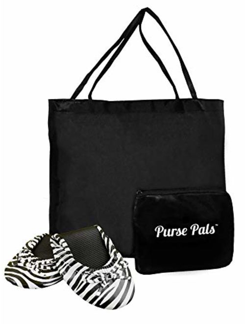 Solemates Purse Pals Foldable Travel Ballet Flats for Women with Compact Carrying Tote Bag | Proudly Designed, Packaged and Sold in The U.S.A