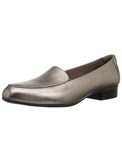 Women's Juliet Lora Loafer, Taupe Snake Synthetic, 100 W US