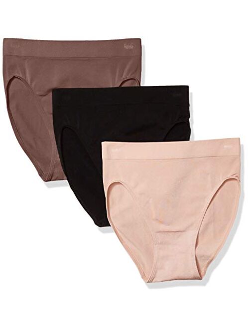 Wacoal Women's B-Smooth 3 Pre-Pack Hi-Cut Brief Pant