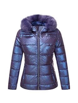 Bellivera Women's Quilted Lightweight Padding Jacket, Puffer Coat Cotton Filling Water Resistant