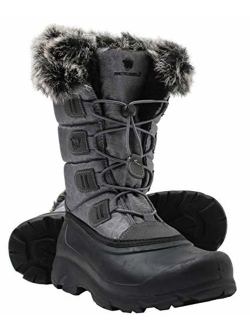 ArcticShield Women's Polar Waterproof Insulated Durable Cold Rated Winter Snow Boots