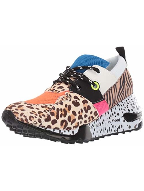 Steve Madden Leather Cliff Colorful Sneaker