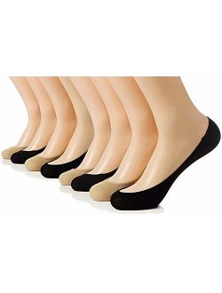 Dr. Anison Ultra Low Cut Liner No Show Socks Women Pack of 4, 6, 8 pair ( Fit Size 6-11)