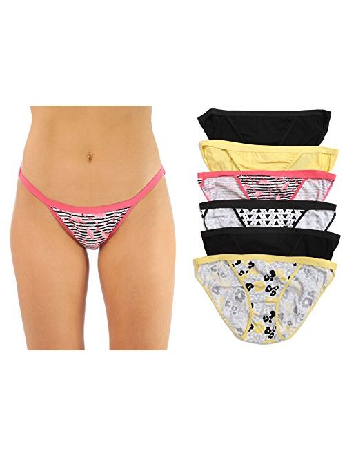 Just Intimates Cotton Panties Underwear (Pack of 6)