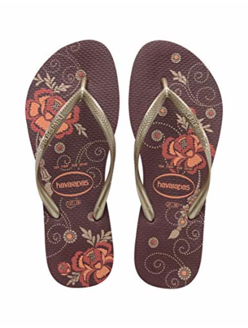 Havaianas Women's Slim Crystal Glamour SW Sandal Flip Flop