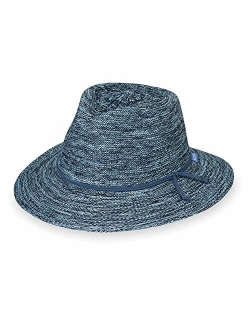 Womens Victoria Fedora Sun Hat UPF 50 , Adjustable, Packable, Modern Style, Designed in Australia