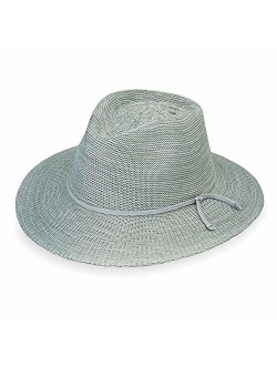 Womens Victoria Fedora Sun Hat UPF 50 , Adjustable, Packable, Modern Style, Designed in Australia