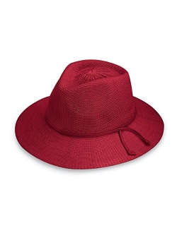 Womens Victoria Fedora Sun Hat UPF 50 , Adjustable, Packable, Modern Style, Designed in Australia