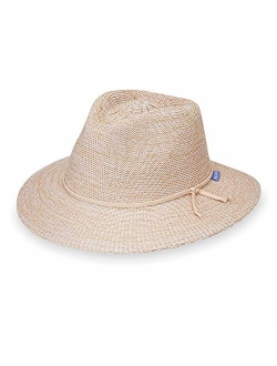 Womens Victoria Fedora Sun Hat UPF 50 , Adjustable, Packable, Modern Style, Designed in Australia