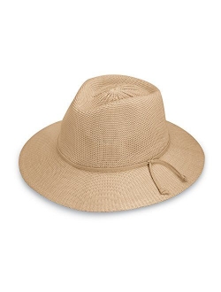 Womens Victoria Fedora Sun Hat UPF 50 , Adjustable, Packable, Modern Style, Designed in Australia