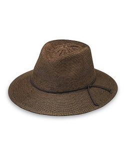 Womens Victoria Fedora Sun Hat UPF 50 , Adjustable, Packable, Modern Style, Designed in Australia