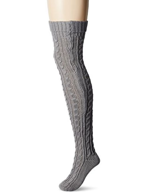 Muk Luks Women's 28'' Knee High Cable Socks