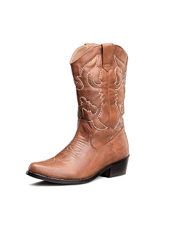 SheSole Women's Winter Western Cowgirl Cowboy Boots